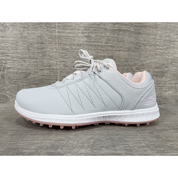 Skechers Go Golf Pivot Grey Pink Golf Shoes Size 6.5 Womens - Picture 4 of 11